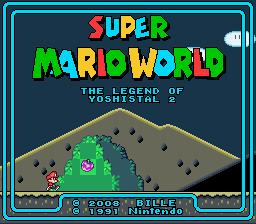 Super Mario World - Legend of the Yoshistal 2 Title Screen